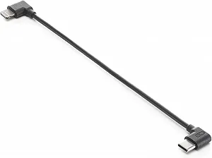 Кабель DJI для заряджання телефону та запису аудіо (USB-C на Lightning) Чорний synthetic.ua - Фото 1