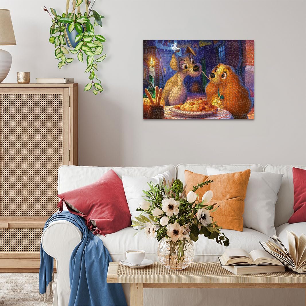 Пазл Ravensburger Disney Susi and Tramp 12000003 1000 элементов, фото №4