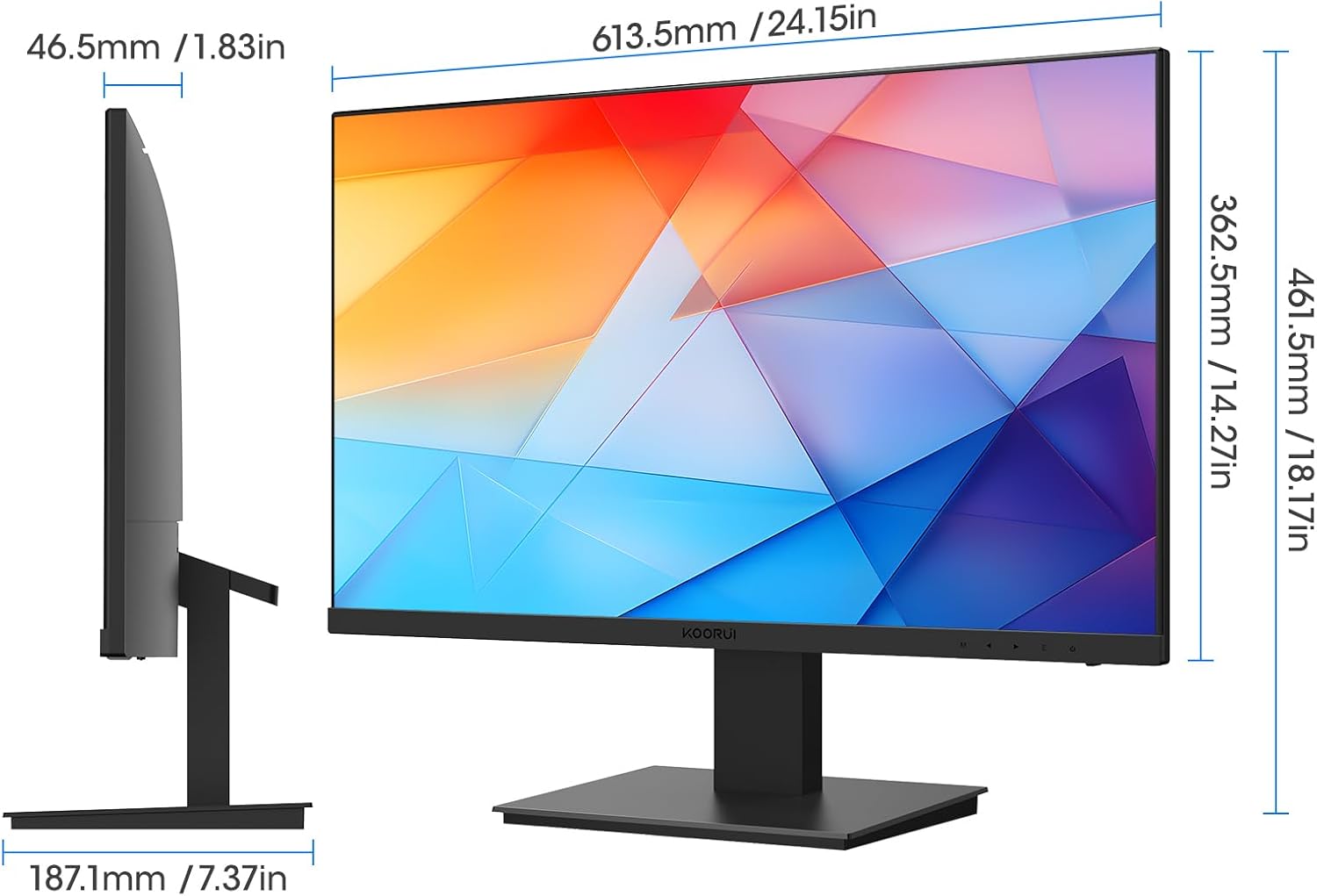 Монитор 27" Koorui 27N1A Full HD VA 75 Гц, фото №6