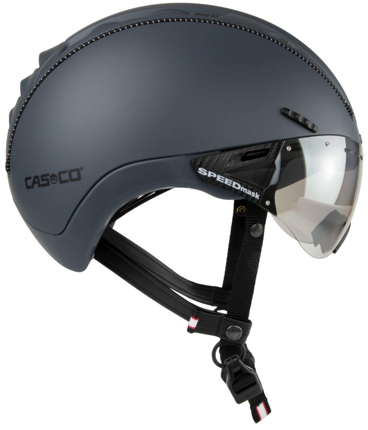 Шлем велосипедный CASCO Roadster Plus Visor Grayscale, фото №1