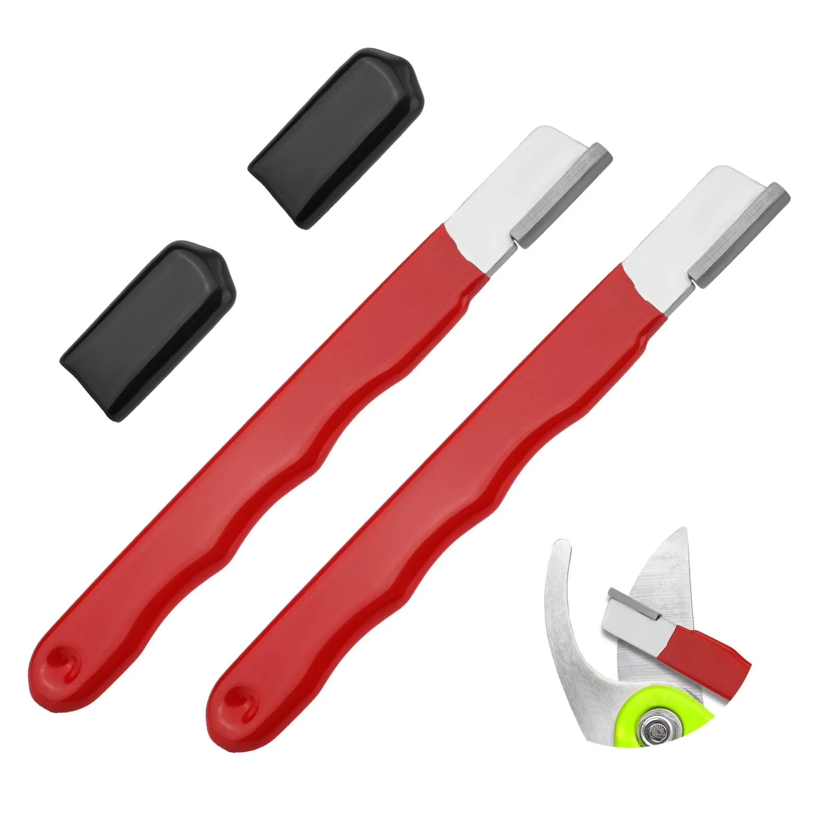 Точило для ножей карманное 2 шт. для садовых инструментов вольфрамовая сталь, фото №1