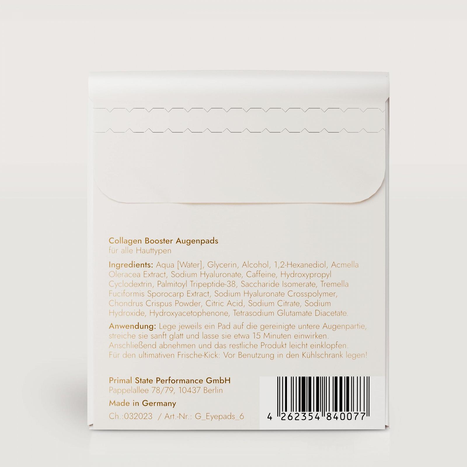 Патчі для очей Glow25 Collagen [6 саше] з 18 активними інгредієнтами - Патчі для очей з гіалуроновою кислотою, фото №9