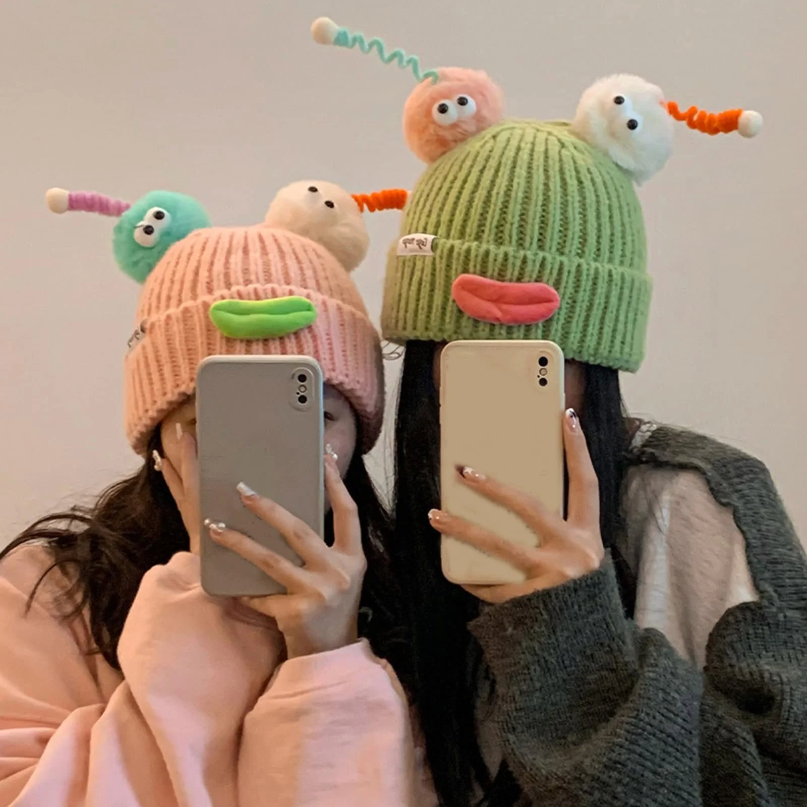 В'язана шапка Ldabrye Cartoon, м'яка, фото №3 В'язана шапка Ldabrye Cartoon, м'яка, фото №3