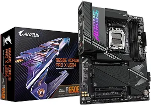 Купить Материнская плата GIGABYTE B650E AORUS PRO X USB4 (sAM5, AMD B650, PCI-Ex16) - Фото 1 Материнская плата GIGABYTE B650E AORUS PRO X USB4 (sAM5, AMD B650, PCI-Ex16) - Фото 1