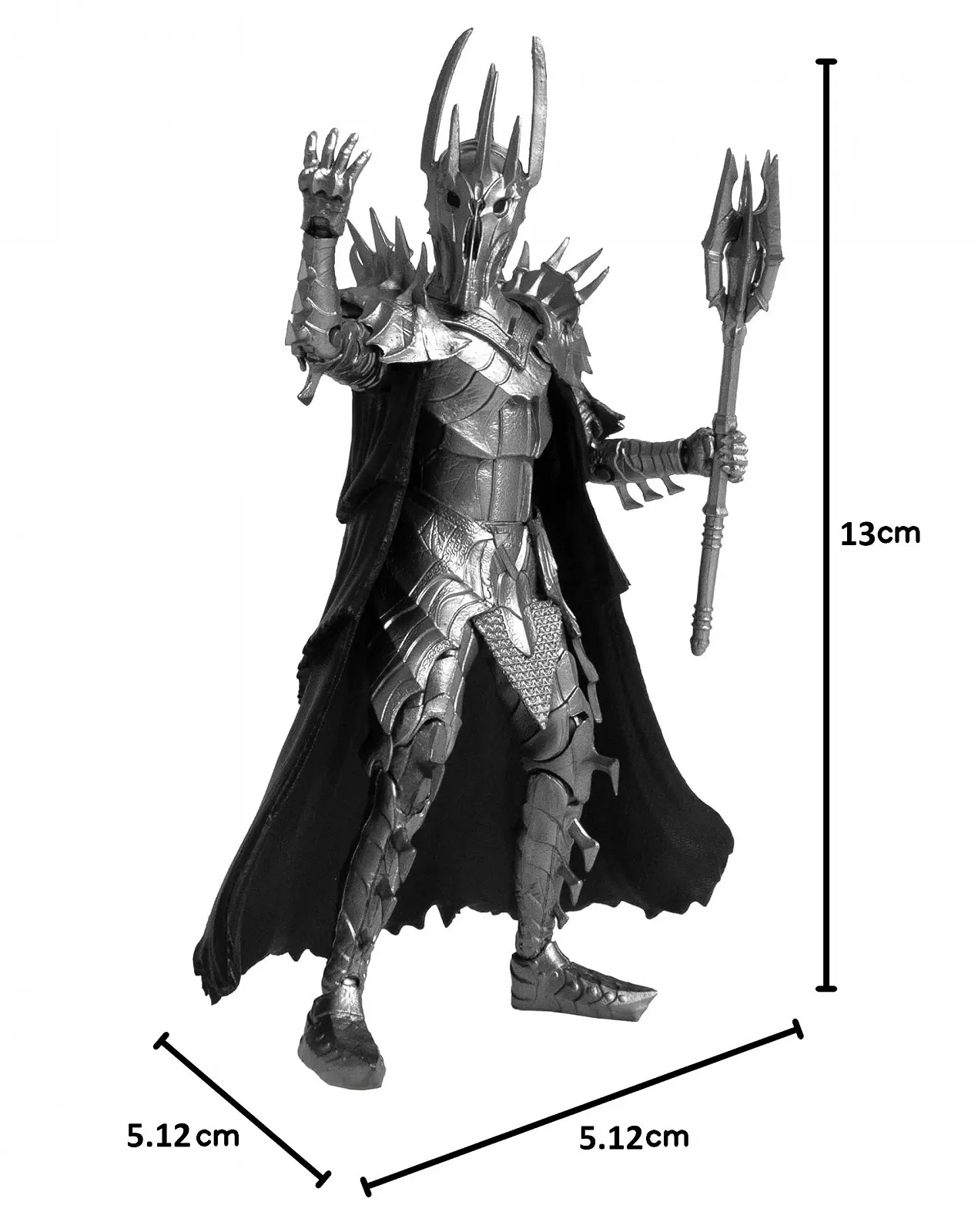 Ігрова фігурка The Loyal Subjects The Lord of the Rings BST AXN Sauron 13 см, фото №7