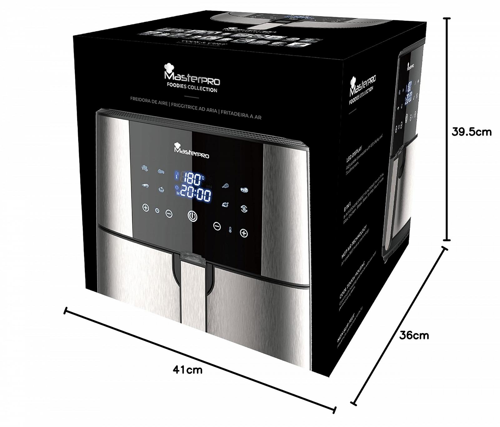 Мультипіч MasterPro Foodies 6L 1800W XXL 8-in-1, фото №9 Мультипіч MasterPro Foodies 6L 1800W XXL 8-in-1, фото №9