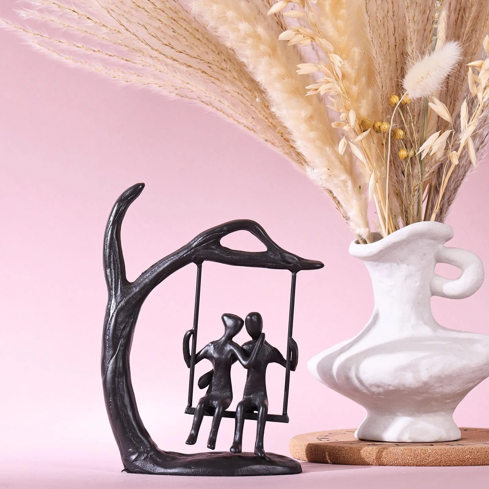 Статуя XMGZQ Couple Statue железо черный матовый, фото №3 Статуя XMGZQ Couple Statue железо черный матовый, фото №3
