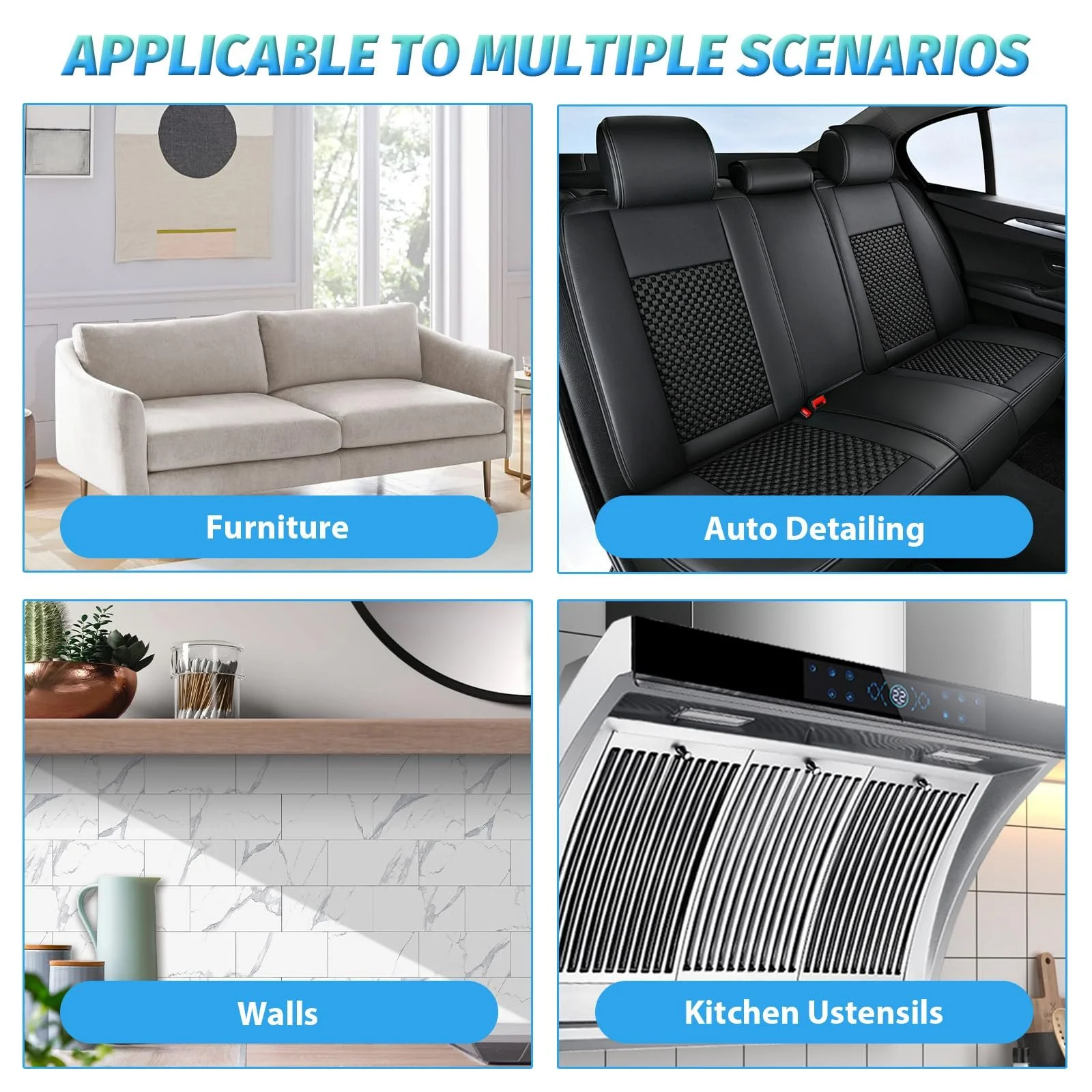 Пароочисник високого тиску портативний з подовженим шлангом та аксесуарами, фото №7 Пароочисник високого тиску портативний з подовженим шлангом та аксесуарами, фото №7