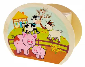 Скарбничка Hess Wooden Toy 20016 Дитяча Ферма - Фото 1