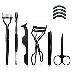 Набір EBANKU Eyelash Comb Curler 7 штук для брів Двосторонній щіточка для макіяжу - Фото 1