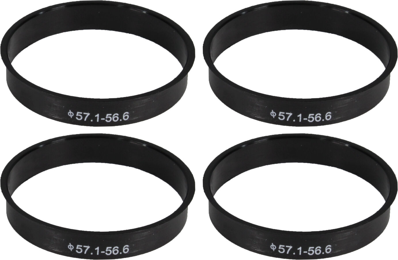 Кільця центрувальні для колісних дисків 57.1-56.6 Walline термопластик WL, фото №1