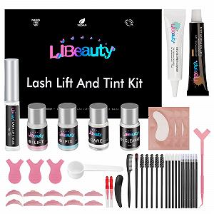 Набір Libeauty 2-в-1 Підйом і Фарбування Вій - Коричневий для Завитих і Темніших Вій - Фото 1