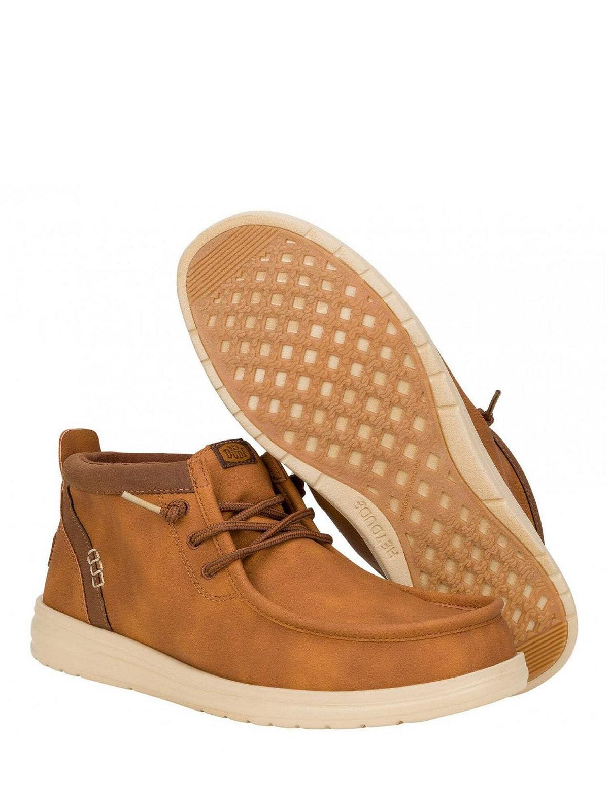 Чоловічі черевики Wally Mid Gripr Classic Cognac Brown шкіряні, фото №7