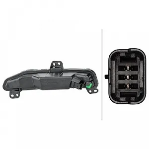 Покажчик повороту HELLA 2BA 012 173-011 для PEUGEOT передній лівий synthetic.ua - Фото 1