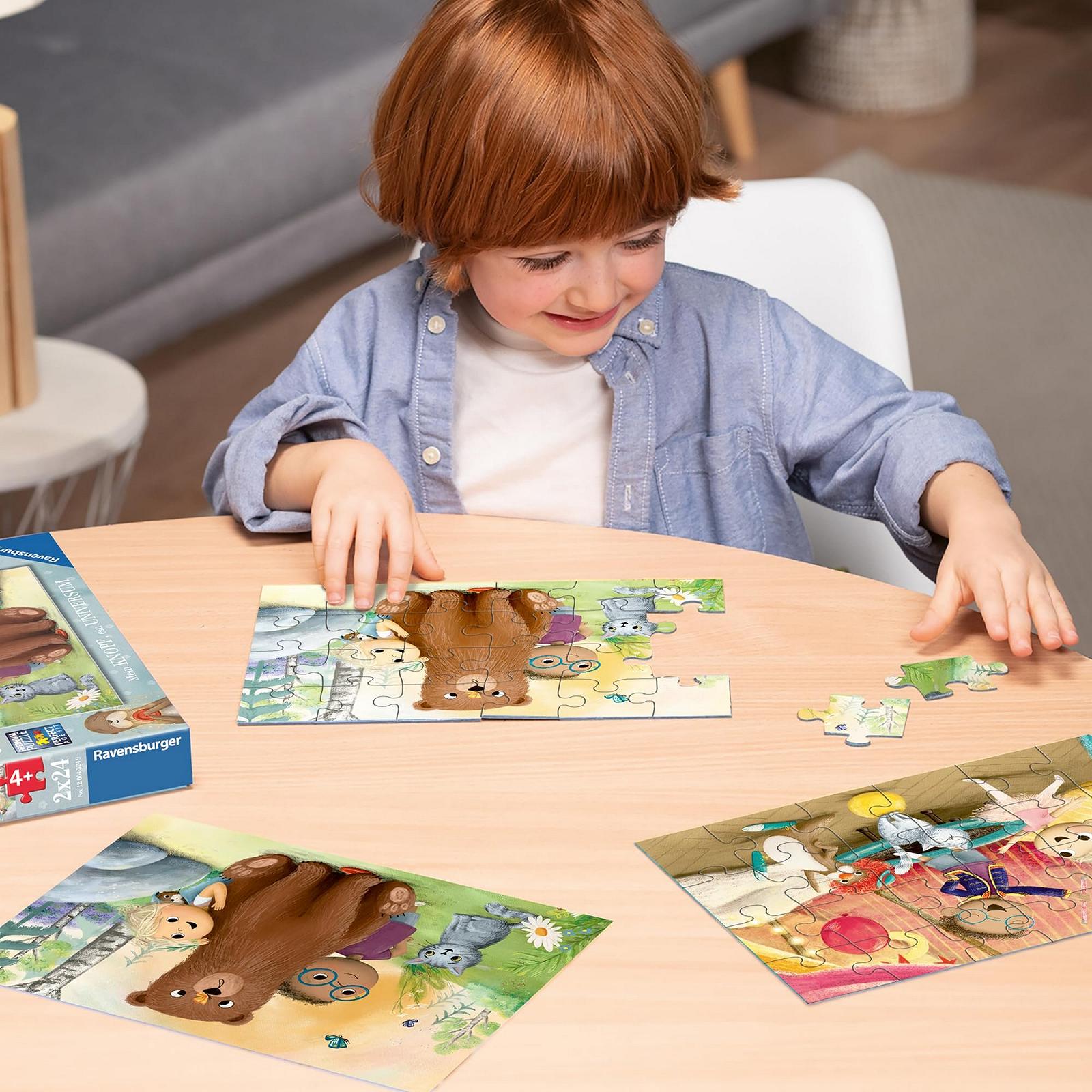 Дитячий пазл Ravensburger My Button, A Universe 12004324 2 x 24 деталі 26 x 18 см, фото №5