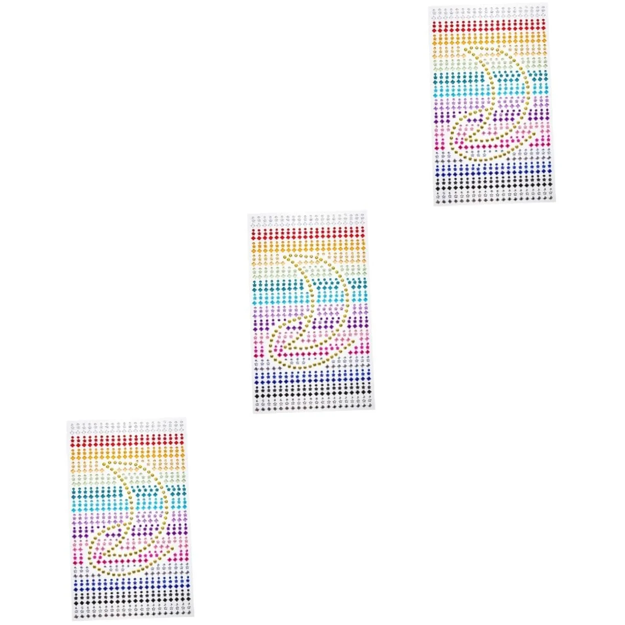 Стразы FRCOLOR 3 листа, наклейки для лица и тела, самоклеящиеся блестки для макияжа и рукоделия, различные дизайны для фестивалей, вечеринок и косплея, фото №1 Стразы FRCOLOR 3 листа, наклейки для лица и тела, самоклеящиеся блестки для макияжа и рукоделия, различные дизайны для фестивалей, вечеринок и косплея, фото №1