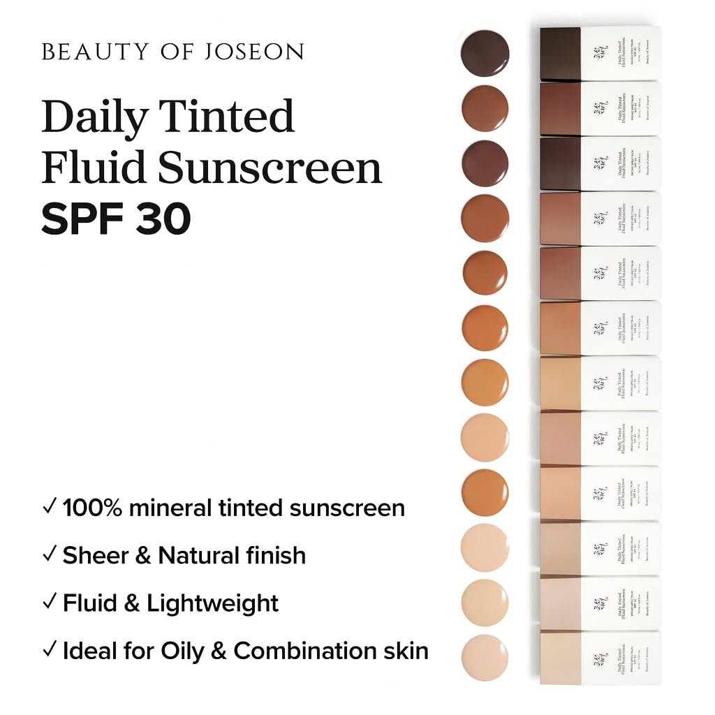Тональный солнцезащитный флюид для лица Beauty of Joseon Daily Tinted SPF 30 Увлажняющий #MY220 50 мл, фото №3