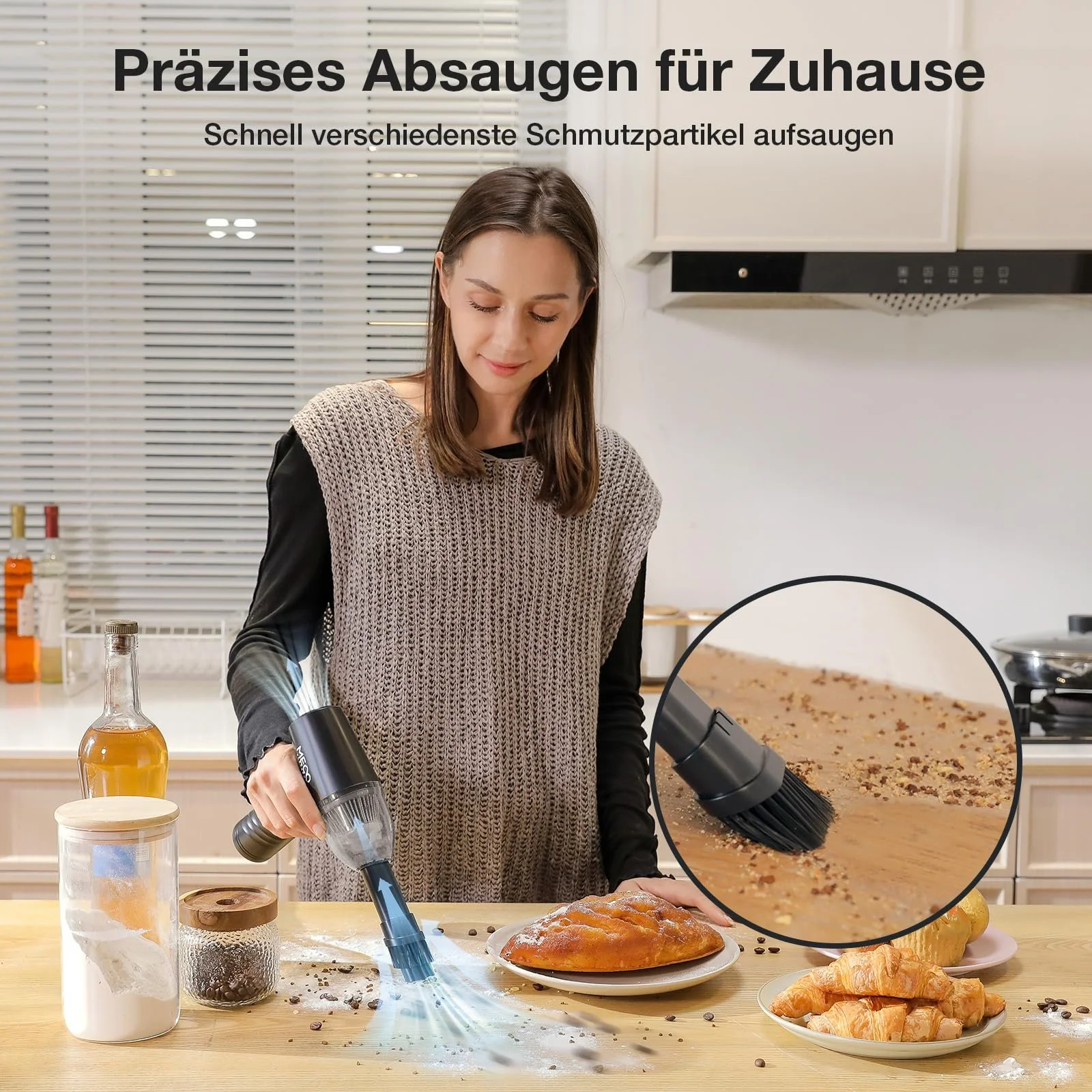 Електричний повітродувка  MECO ELEVERDE 2-в-1 100000 RPM 10Kpa 3 швидкості Акумуляторний Чорний, фото №4