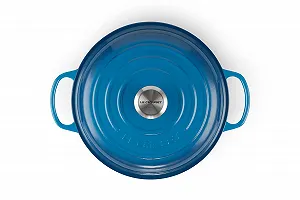 Кастрюля Le Creuset Signature Gourmet Professional чугунная круглая 26 см Marseille synthetic.ua - Фото 1