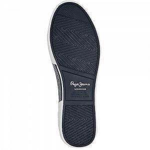 Кроссовки Pepe Jeans Court De Kenton Кожаные Navy synthetic.ua - Фото 1