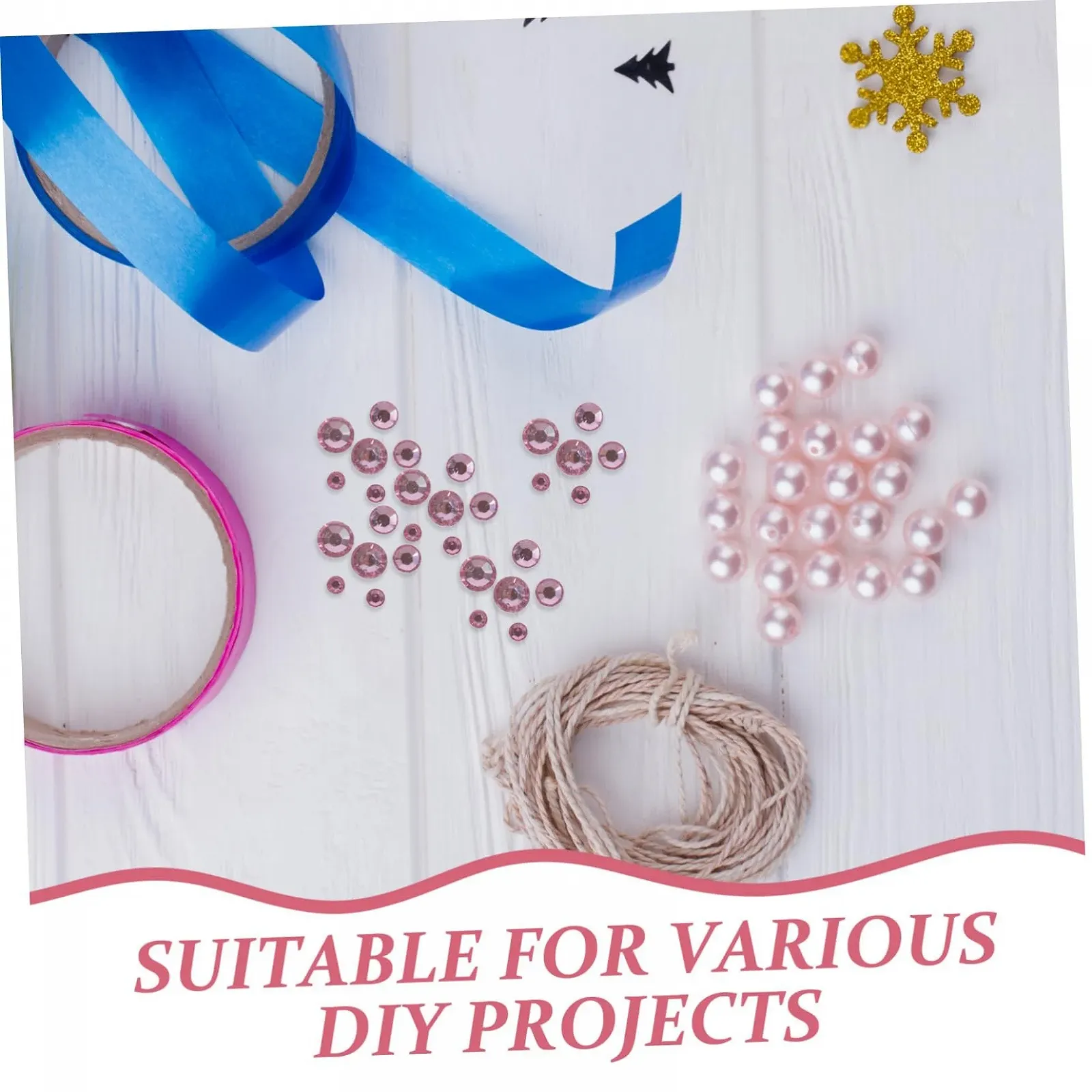 Стрази Акрилові Rosa Мікс Різних Розмірів, фото №7