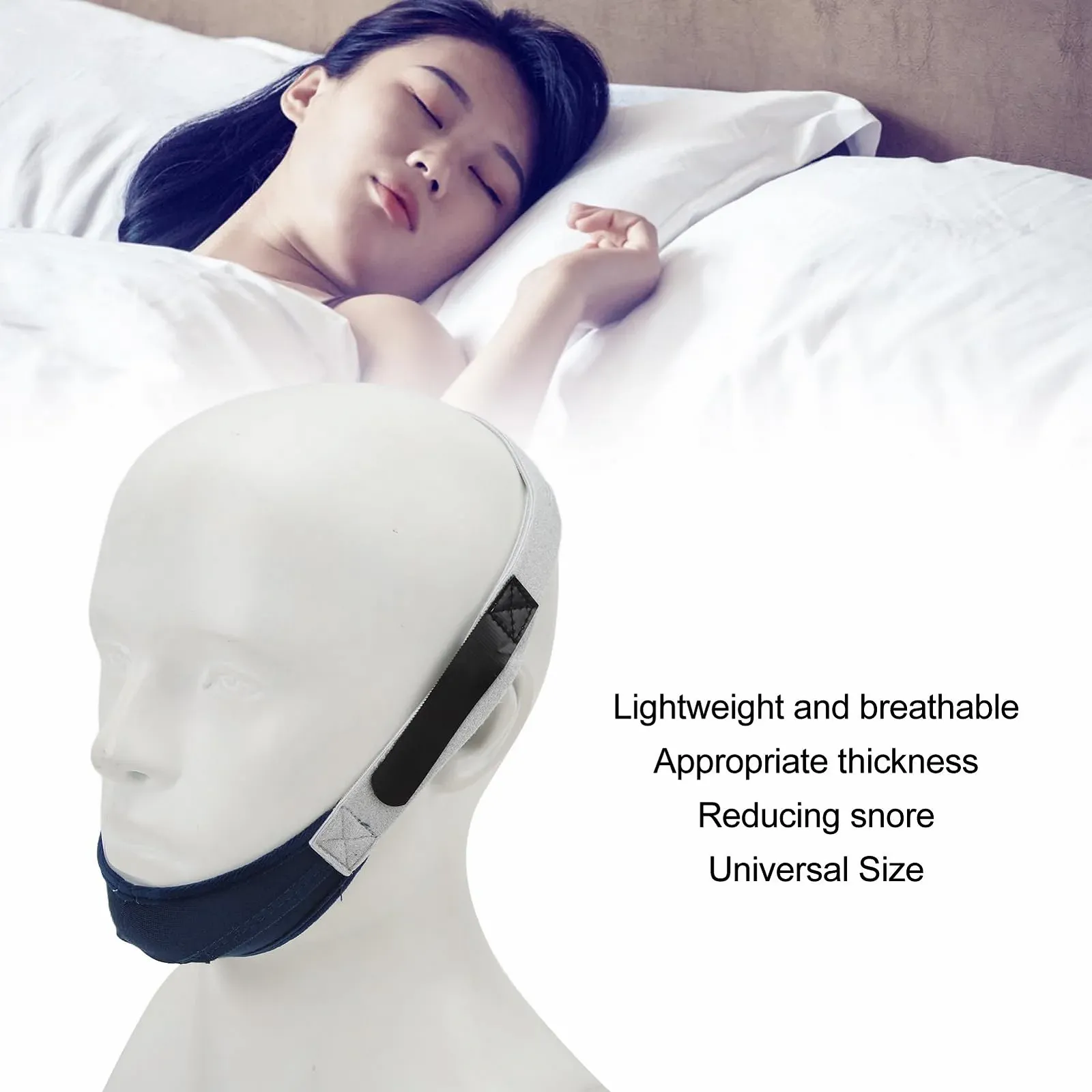 Ремешок против храпа Универсальный Регулируемый, фото №2