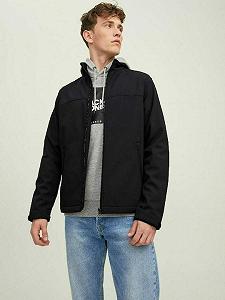 Куртка Jack&Jones COLLAR SOFTSHELL 12212364 Черный M - Фото 1