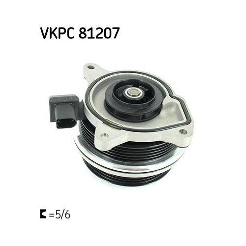 Насос водяний системи охолодження двигуна SKF VKPC 81207 для AUDI SEAT SKODA VW, фото №2