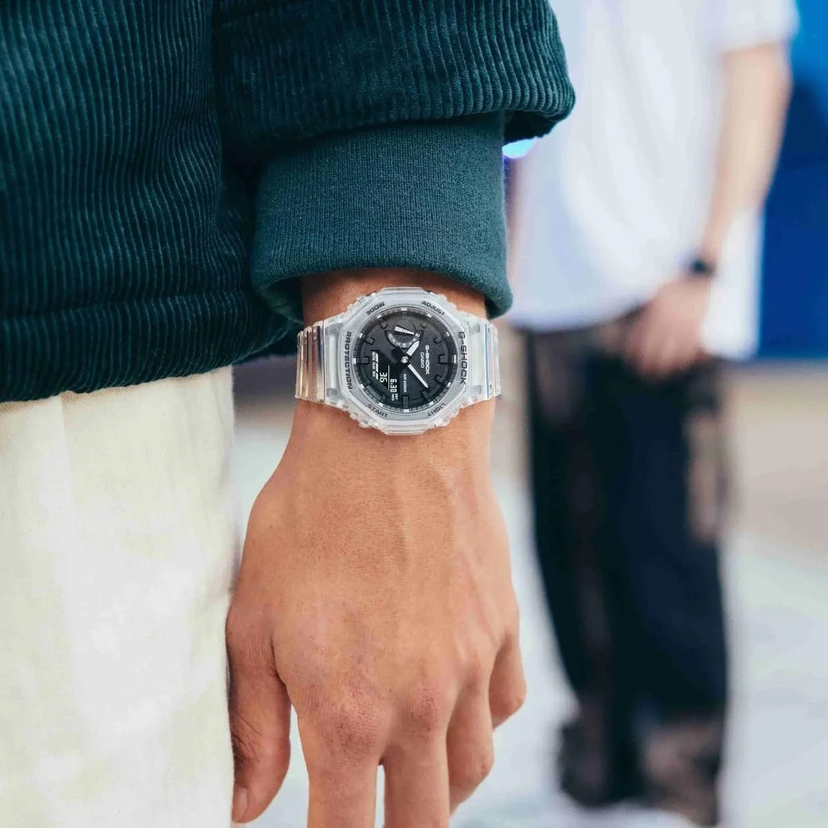 Чоловічий годинник Кварцовий Casio GA-2100SKE-7AER, фото №7