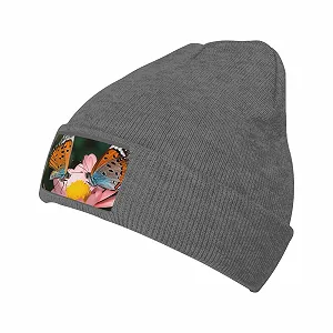 Купить Шапка-бини Two Butterflies для женщин, зимняя теплая вязаная - Фото 1 Шапка-бини Two Butterflies для женщин, зимняя теплая вязаная - Фото 1