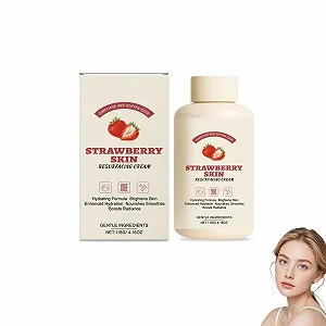 Подтягивающий лосьон для тела Strawberry Body Butter Butter Formula, Восстанавливает и подтягивает, Увлажняет кожу, Улучшает блеск, Подходит для всех типов кожи, 1 штука - Фото 1