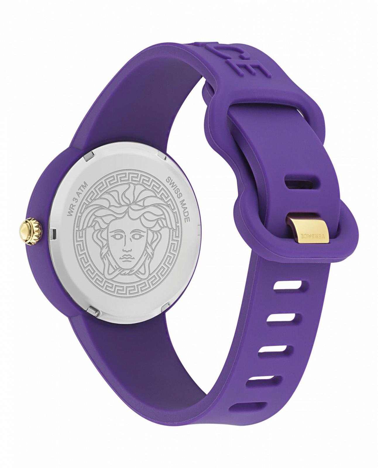 Годинник Versace VE6G00823 Фіолетовий Ремінець, фото №3