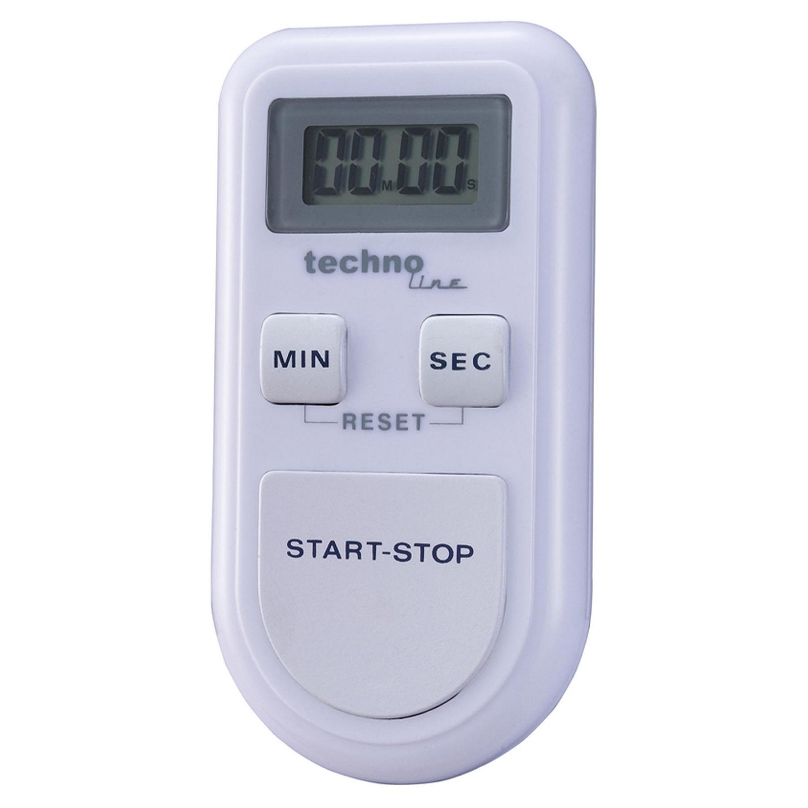 Кухонный цифровой таймер Technoline KT100 Magnetic White, фото №1
