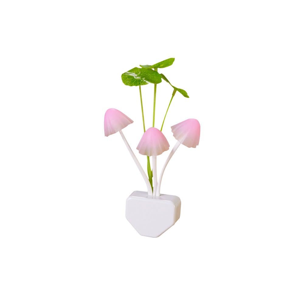 ALLOMN Грибок Night Light Children LED Нічний світильник Автоматичний датчик Lotus Leaf, фото №1