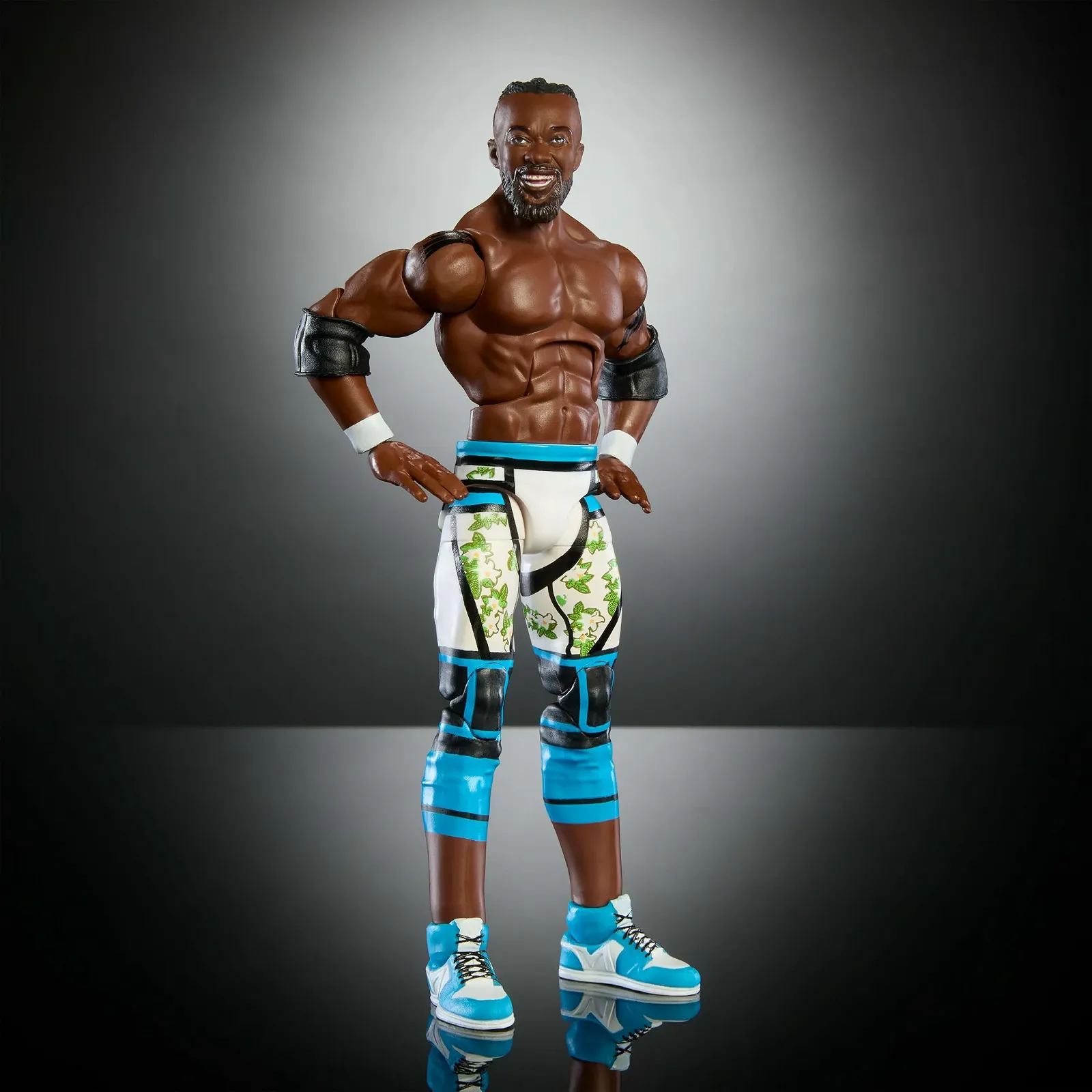 Колекційна фігурка Mattel WWE Elite Series #113 JCH89 Kofi Kingston 15 см з аксесуарами, фото №4