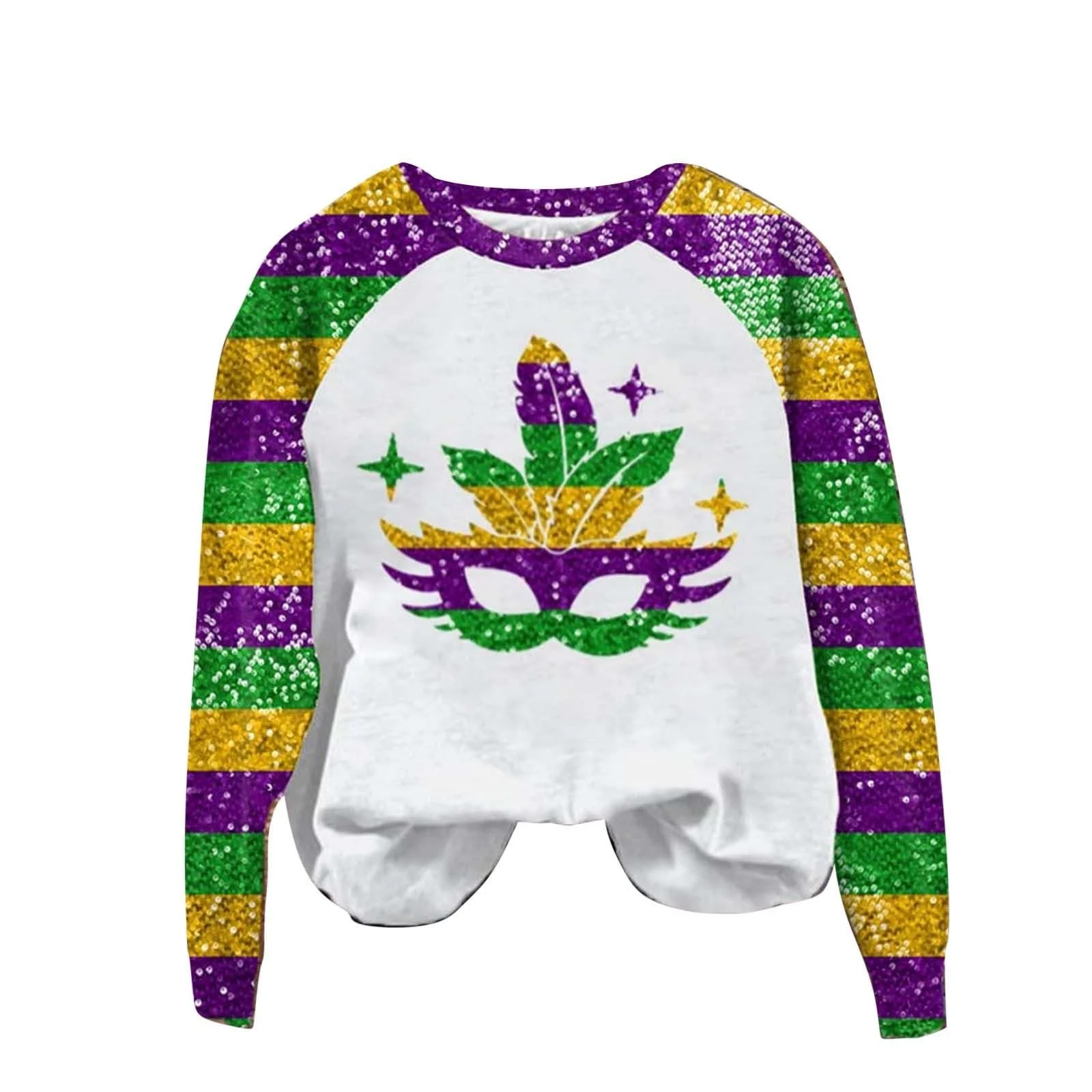 Жіночий світшот Generisch Вінтажний принт Кольорові Варіації, фото №1