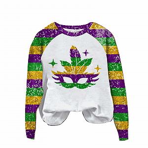 Женский Свитшот Generisch Винтажный принт Цветовые Вариации Оранжевый - Фото 1