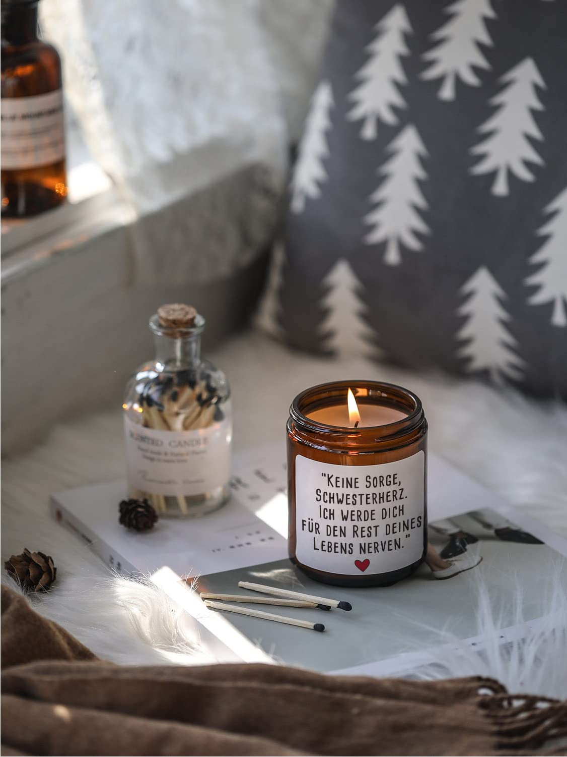 Свічка Best Sister Ароматизована На день народження Для сестри дружини близької подруги, фото №4