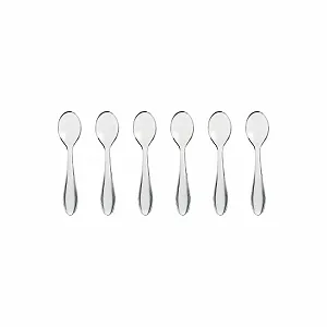 Ложки чайные Guzzini Art and Cafe Набор 6 штук Прозрачный - Фото 1