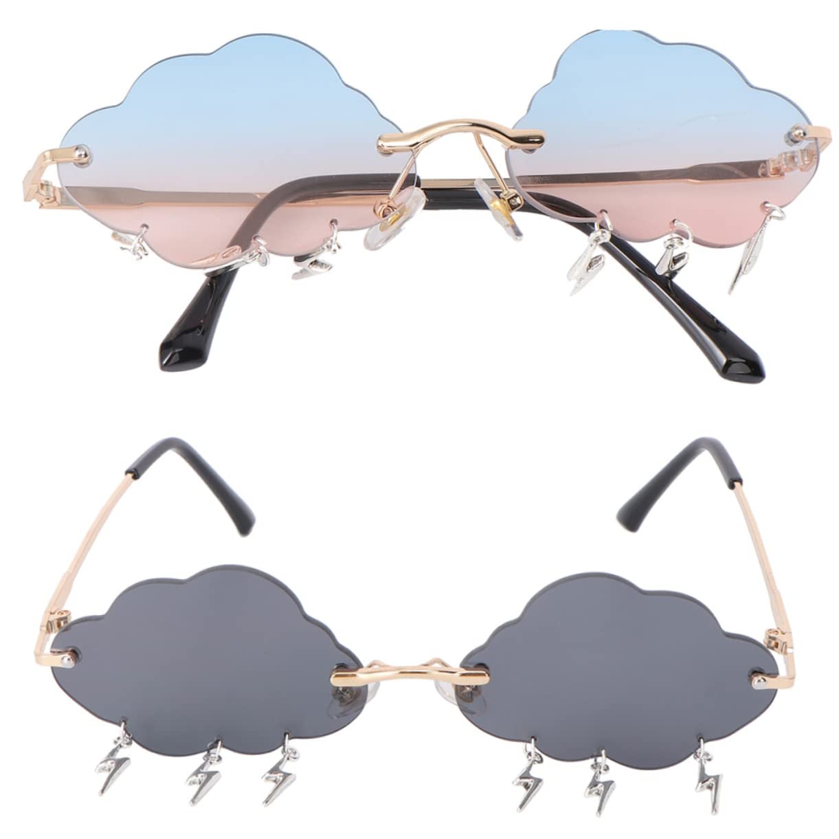 Набір сонцезахисних окулярів жіночих PACKOVE, 3 шт, без оправи, фото №6