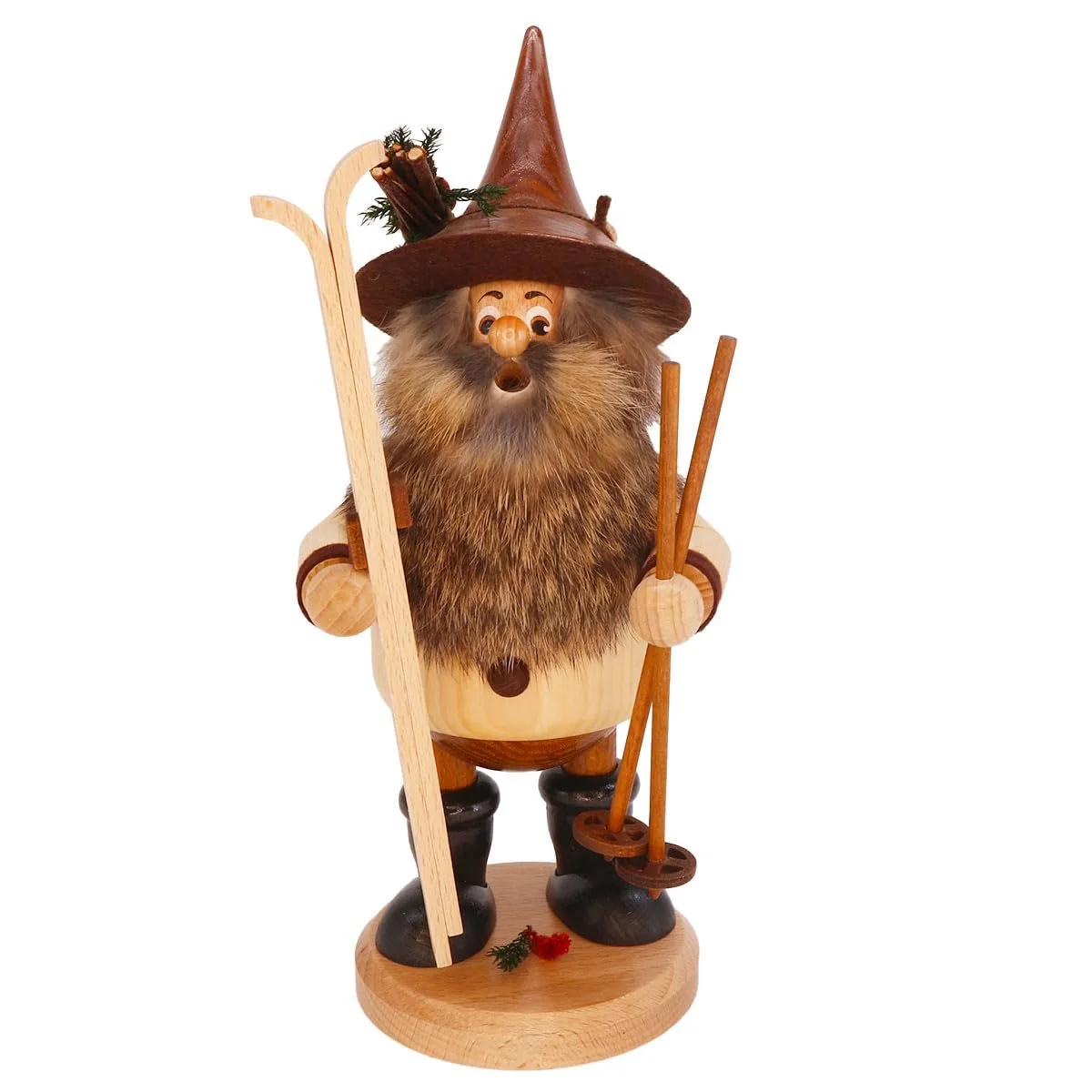 Гном лесной лыжник Drechselwerkstatt Uhlig DWU, фото №1 Гном лесной лыжник Drechselwerkstatt Uhlig DWU, фото №1