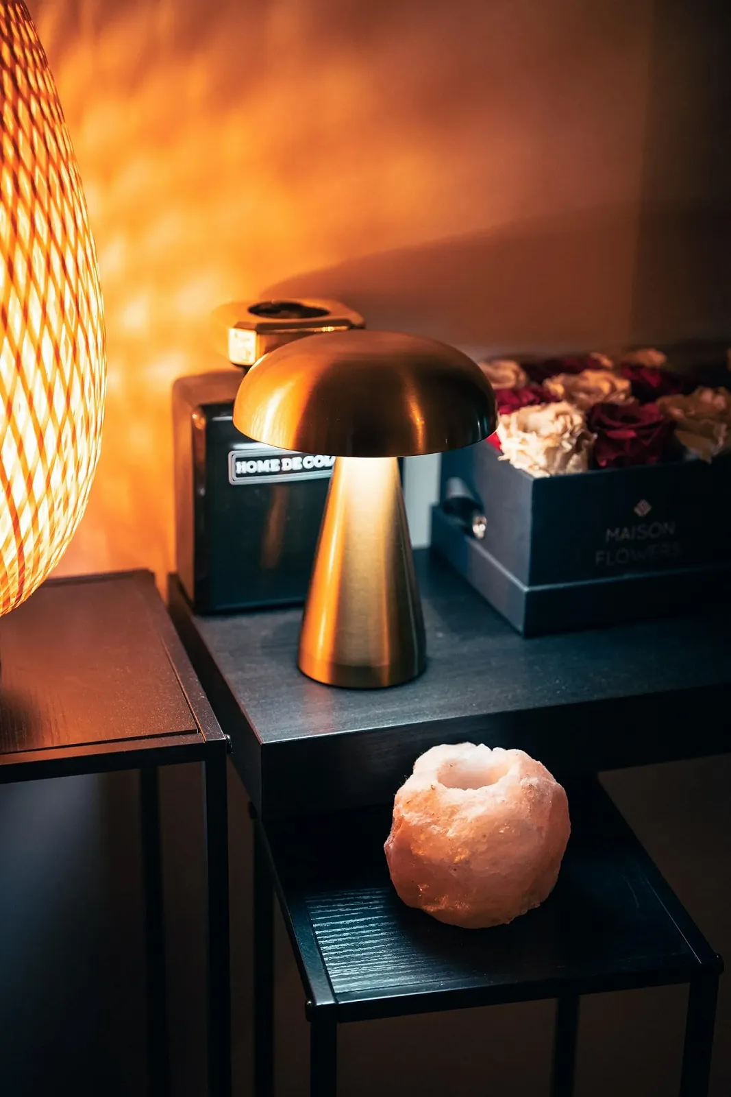 Настільна лампа Luxus Sofia Срібляста H21 x Ø16 LED Акумуляторна з регулюванням яскравості Бездротова, фото №6