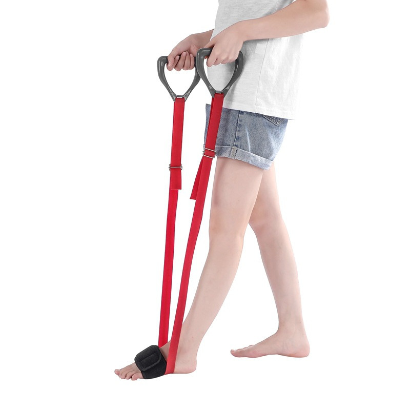 Еластичний тренувальний пояс для розтягування ніг реабілітація інсульту Lesko 150 см Червоний (10761-58269), фото №3 Еластичний тренувальний пояс для розтягування ніг реабілітація інсульту Lesko 150 см Червоний (10761-58269), фото №3