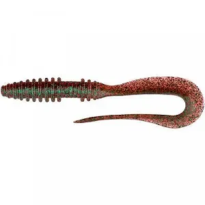 Силикон рыболовный Keitech Mad Wag Mini 2.5" 12 шт/упак ц:302 plum green flk (1551.07.36) - Фото 1