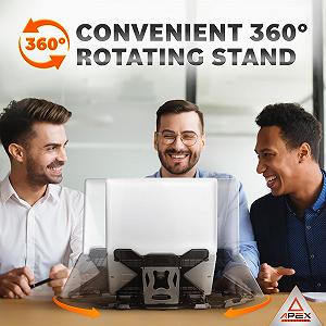 Подставка для ноутбука с держателем для телефона 360
Регулируемая подставка для ноутбука Совместима с 13"-17" ноутбуками и MacBook synthetic.ua - Фото 1