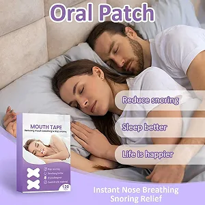 Пластирі для рота для сну (120 шт. в упаковці), преміальні для рота для сну, проти хропіння synthetic.ua - Фото 1