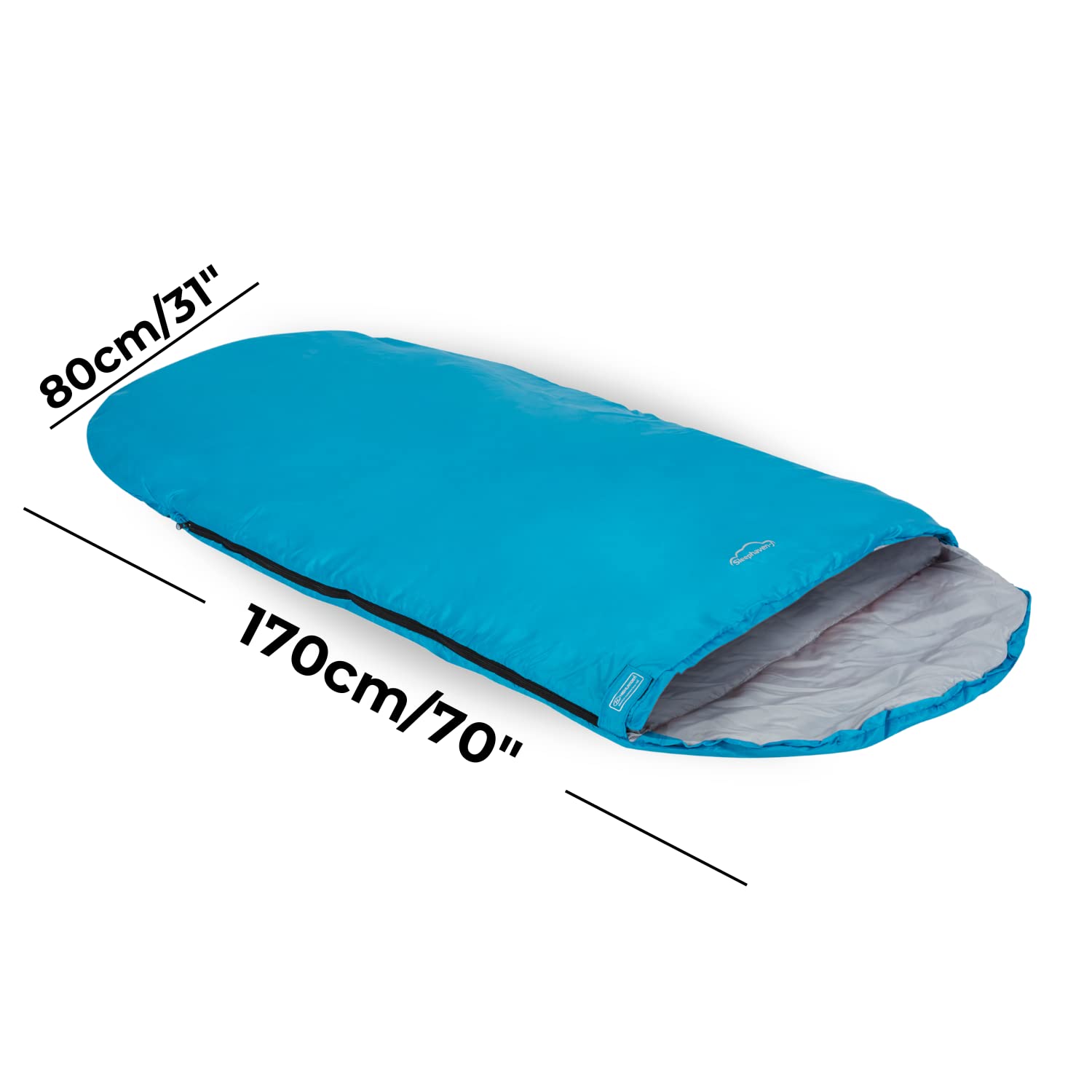 Спальний мішок HIGHLANDER Sleephaven Big XL Extra Large Pod Design Водовідштовхувальний, фото №4