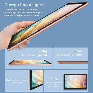 Планшет 10.1" DMOAO D3 4+14/128Gb 8 ядер Android 12 6000 mAh Розовый synthetic.ua - Фото 1