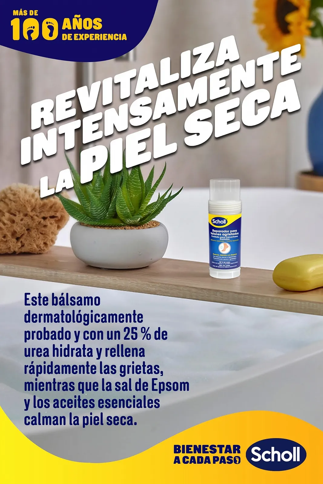 Бальзам для восстановления потрескавшихся пяток Dr. Scholl's 25% Urea с английской солью и эфирными маслами, фото №6