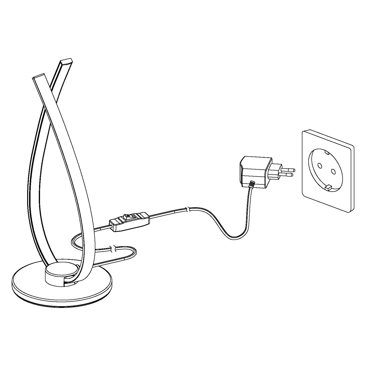 Настільна лампа EGLO Palozza LED алюмінієва Рожеве золото, фото №5